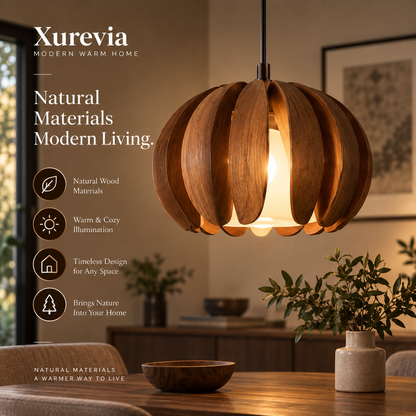 Xurevia Aurelia Wood Pendant