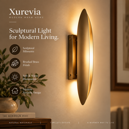 Xurevia Elara Sculptural Wall Sconce